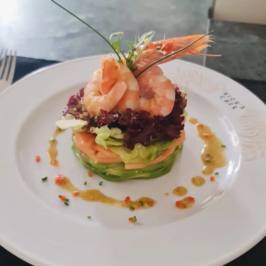 Prawn salad Tropicana